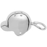 Sterling Silver Baseball Helmet Charm by Rembrandt Charms