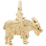 Gold Plate Goat Charm by Rembrandt Charms