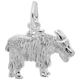 14K White Gold Goat Charm by Rembrandt Charms