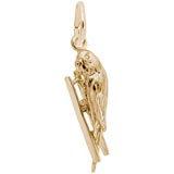 10K Gold Budgie Charm by Rembrandt Charms