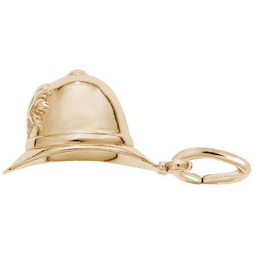 14K Gold Bobby Helmet Charm by Rembrandt Charms 14K Gold Bobby Helmet Charm by Rembrandt Charms