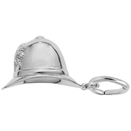 Sterling Silver Bobby Helmet Charm by Rembrandt Charms Sterling Silver Bobby Helmet Charm by Rembrandt Charms