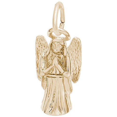 10K Gold Praying Angel Charm by Rembrandt Charms