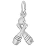 Rembrandt Bowling Accent Charm, Sterling Silver