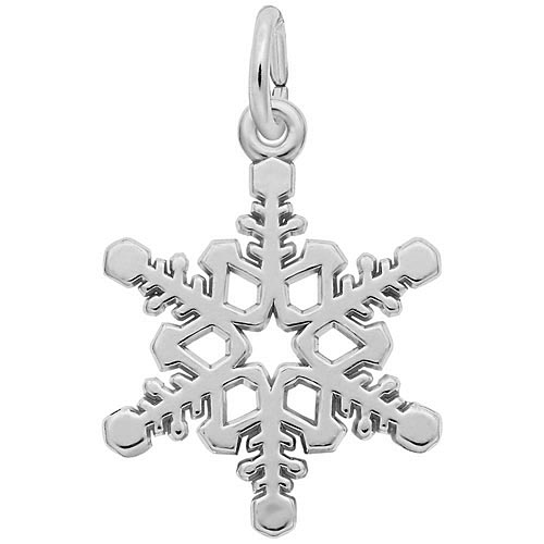 Sterling Silver Snowflake Charm by Rembrandt Charms