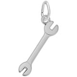 14K White Gold Wrench Charm by Rembrandt Charms
