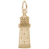 Gold Plated Gibbs Bermuda Lighthouse Charm by Rembrandt Charms