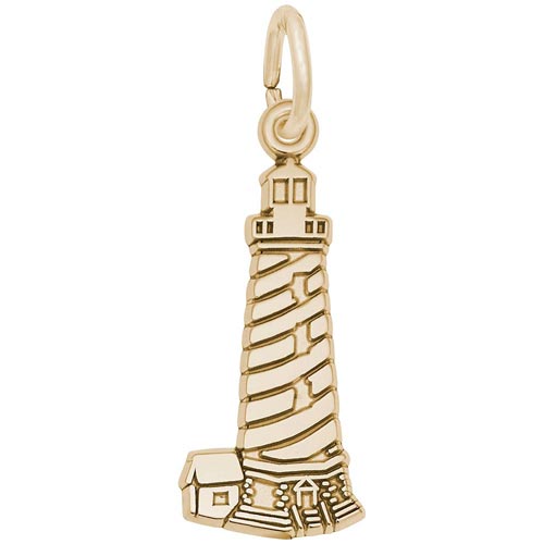 14K Gold Cape Hatteras, NC Lighthouse by Rembrandt Charms
