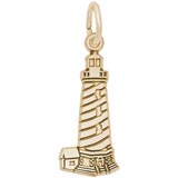 Gold Plated Cape Hatteras, NC Lighthouse by Rembrandt Charms