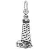 14K White Gold Cape Hatteras, NC Lighthouse by Rembrandt Charms
