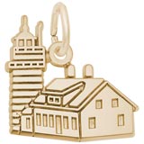 14K Gold West Quoddy Head ME Lighthouse by Rembrandt Charms