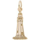 10K Gold Buffalo NY Lighthouse Charm by Rembrandt Charms