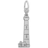 Sterling Silver Bodie Island Lighthouse Charm by Rembrandt Charms