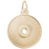 Gold Plated Compact Disc Charm by Rembrandt Charms