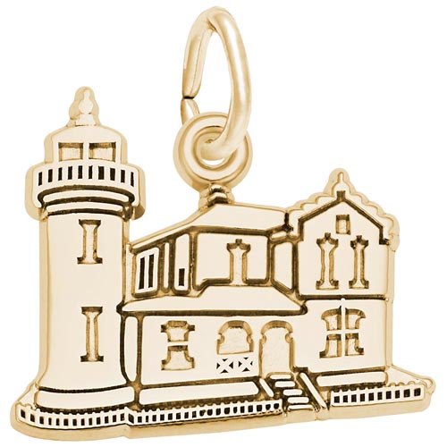 14K Gold Admiralty Head, WA Lighthouse by Rembrandt Charms