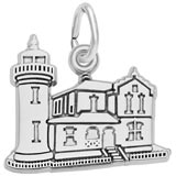14K White Gold Admiralty Head, WA Lighthouse by Rembrandt Charms