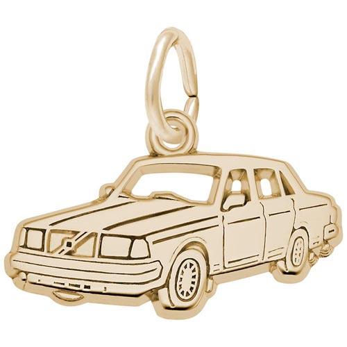14K Gold Mid-Size Luxury Car Charm by Rembrandt Charms