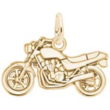10K Gold Motorcycle Charm by Rembrandt Charms