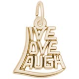14K Gold Live Love Laugh Charm by Rembrandt Charms