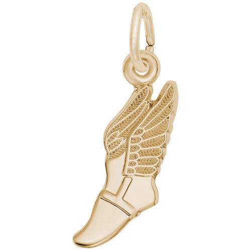 14k Gold Winged Shoe Charm by Rembrandt Charms 14k Gold Winged Shoe Charm by Rembrandt Charms