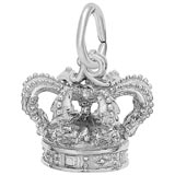Sterling Silver Crown Charm by Rembrandt Charms