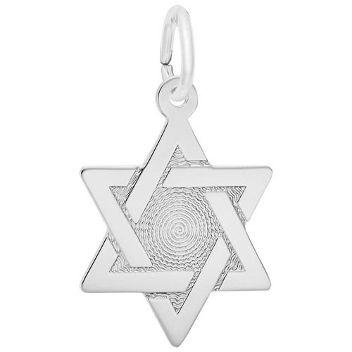 Sterling Silver Star of David Charm by Rembrandt Charms