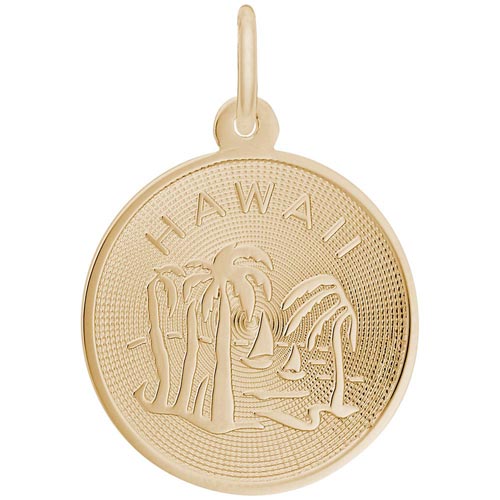 14K Gold Hawaii Charm by Rembrandt Charms