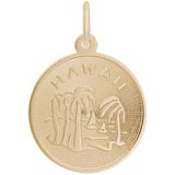 10K Gold Hawaii Charm by Rembrandt Charms