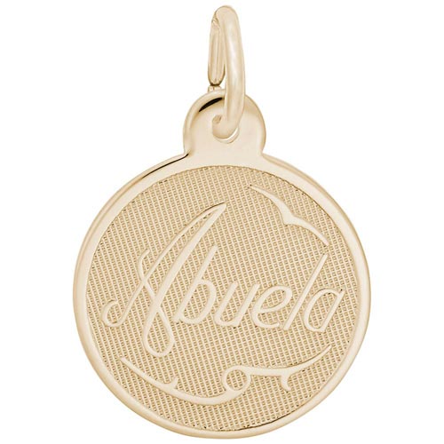 Gold Plated Abuela Charm Grandma by Rembrandt Charms Gold Plated Abuela Charm Grandma by Rembrandt Charms