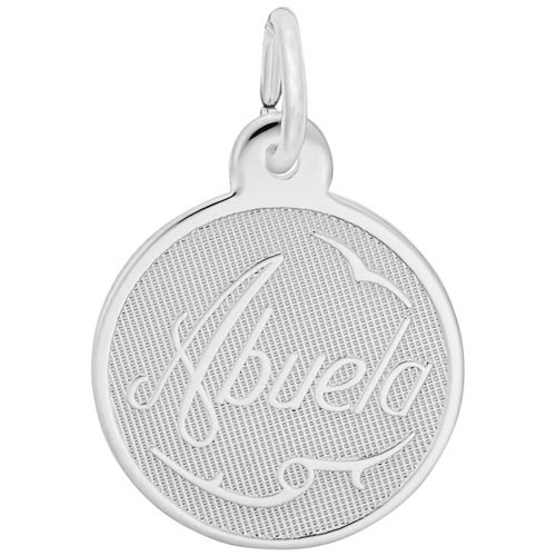 Sterling Silver Abuela Charm Grandma by Rembrandt Charms Sterling Silver Abuela Charm Grandma by Rembrandt Charms
