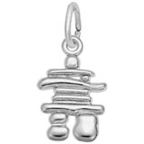 Sterling Silver Inukshuk Charm by Rembrandt Charms