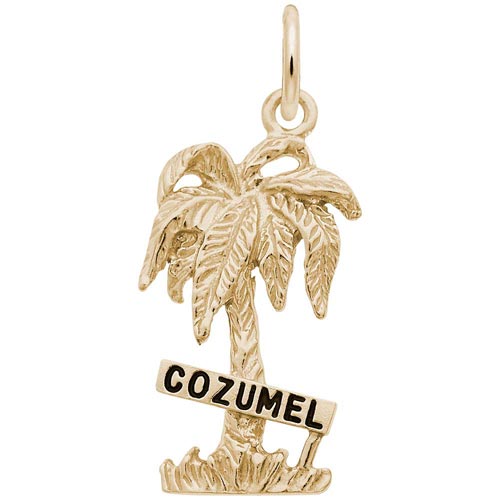 10K Gold Cozumel Palm Tree Charm by Rembrandt Charms 10K Gold Cozumel Palm Tree Charm by Rembrandt Charms