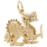 14K Gold Dragon Charm by Rembrandt Charms