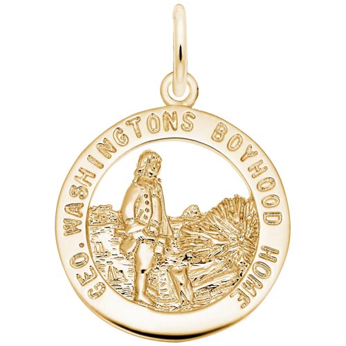 14K Gold George Washington's Charm by Rembrandt Charms 14K Gold George Washington's Charm by Rembrandt Charms