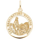 10K Gold George Washington's Charm by Rembrandt Charms
