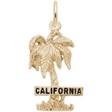 10K Gold California Palm Tree Charm by Rembrandt Charms