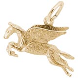 10K Gold Pegasus Charm by Rembrandt Charms
