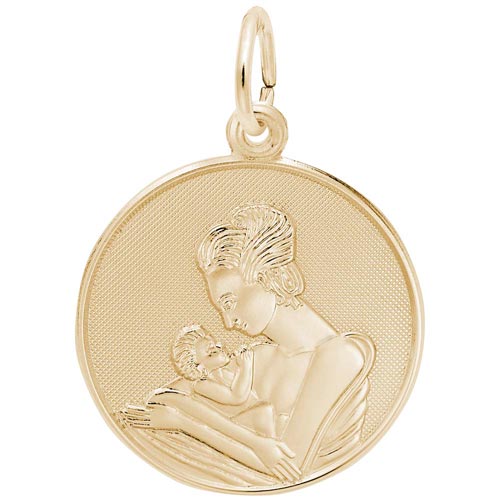 10k Gold Mother and Baby Charm by Rembrandt Charms 10k Gold Mother and Baby Charm by Rembrandt Charms