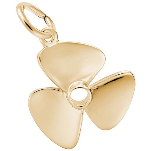 14K Gold Propeller Charm by Rembrandt Charms