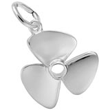 14K White Gold Propeller Charm by Rembrandt Charms