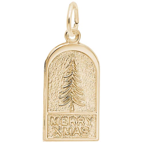 10K Gold Christmas Tree Ornament by Charm Rembrandt Charms 10K Gold Christmas Tree Ornament by Charm Rembrandt Charms