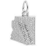 14K White Gold Grand Canyon Arizona Charm by Rembrandt Charms