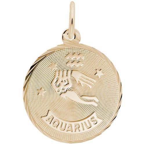 14K Gold Aquarius Constellation Charm by Rembrandt Charms 14K Gold Aquarius Constellation Charm by Rembrandt Charms