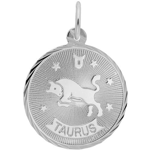 Sterling Silver Taurus Constellation Charm by Rembrandt Charms Sterling Silver Taurus Constellation Charm by Rembrandt Charms
