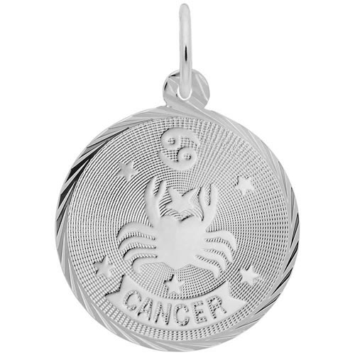 14K White Gold Cancer Constellation Charm by Rembrandt Charms 14K White Gold Cancer Constellation Charm by Rembrandt Charms