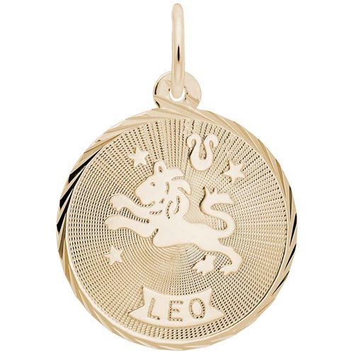 Gold Plated Leo Constellation Charm by Rembrandt Charms Gold Plated Leo Constellation Charm by Rembrandt Charms