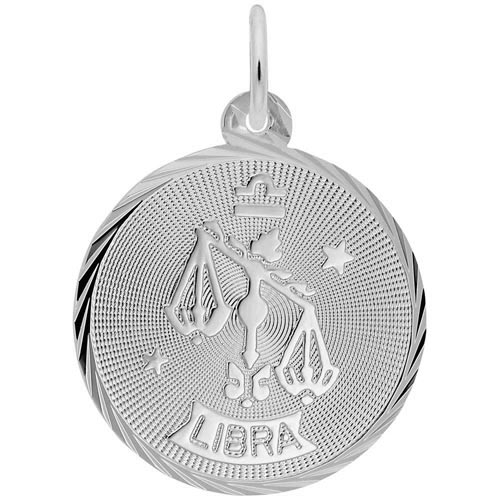 14K White Gold Libra Constellation Charm by Rembrandt Charms 14K White Gold Libra Constellation Charm by Rembrandt Charms