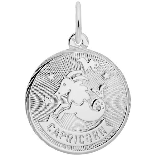 14K White Gold Capricorn Constellation Charm by Rembrandt Charms 14K White Gold Capricorn Constellation Charm by Rembrandt Charms
