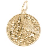 14K Gold Smokies Mountain Charm by Rembrandt Charms