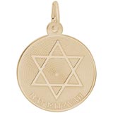 14K Gold Bat Mitzvah Charm by Rembrandt Charms